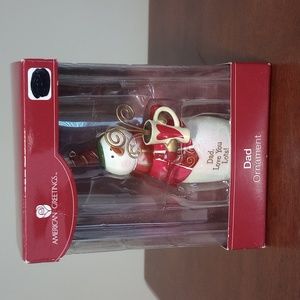 Dad Snowman Ornament